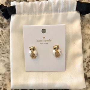 NWT Kate Spade Owl Earrings
